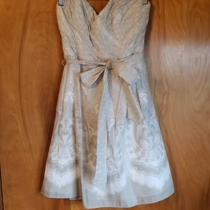 Express strapless dress